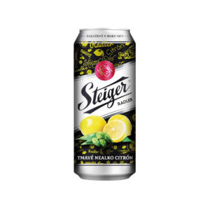 Steiger Radler tmavý citrón 0,5 l